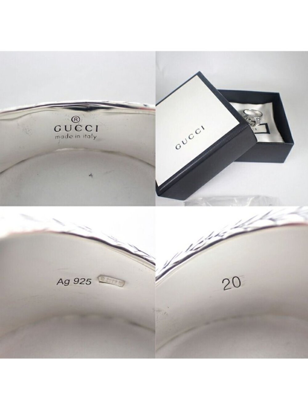 Gucci 925 Interlocking Arabesque Ring - Picture 8 of 9